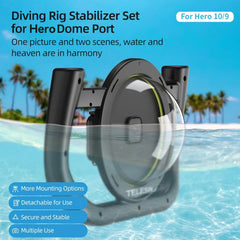 Waterproof Handheld Stabilizer Housing With Cold Shoe And 1 / 4 Thread - 30M-1915197728506384385