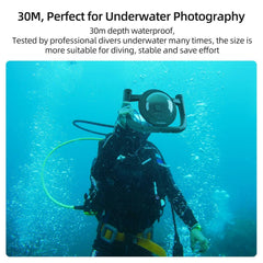 Waterproof Handheld Stabilizer Housing With Cold Shoe And 1 / 4 Thread - 30M-1915197728506384392