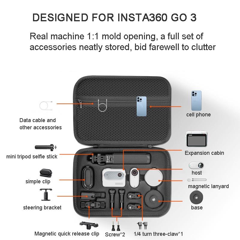 Portable Travel Bag For Xfji Storage - Complete Carrying Case 25.5 X 17.5 X 5.5Cm-1915198282787852293