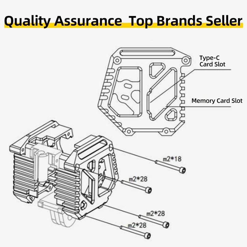 Lightweight Dji O3 Air Unit Camera Cage-1915197600819187716