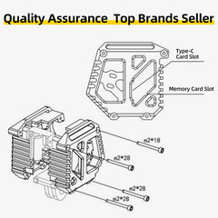 Lightweight Dji O3 Air Unit Camera Cage-1915197600819187716