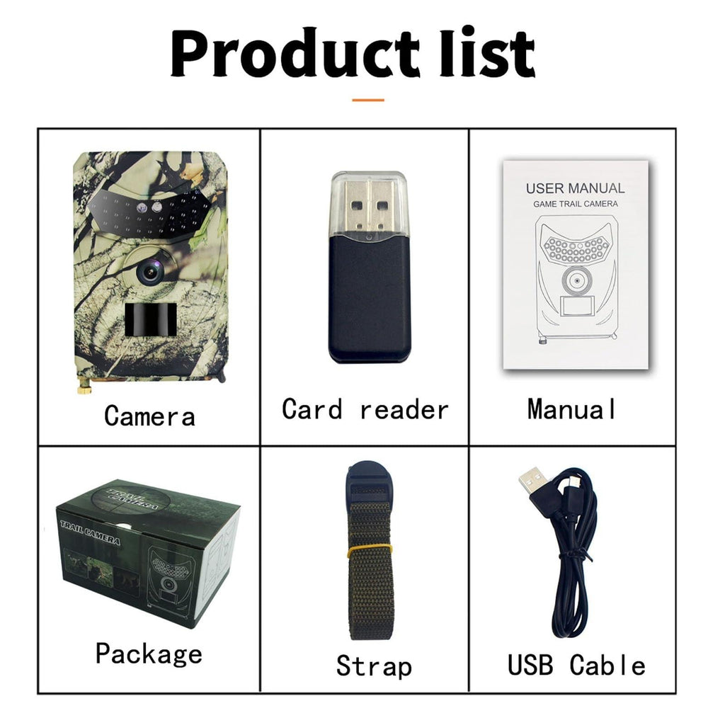 20Mp Hd 1080P Infrared Hunting Camera - Pr100-1915198389499334664