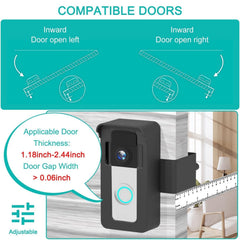 Universal Anti-Theft Overhead Bracket For Blink / Google Ring Doorbell - Adjustable-1915197882428952581