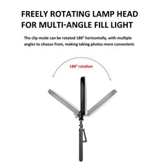 Desktop Ring Fill Light With Multi-Function Bracket - 3000-6500K-1915198263775072258