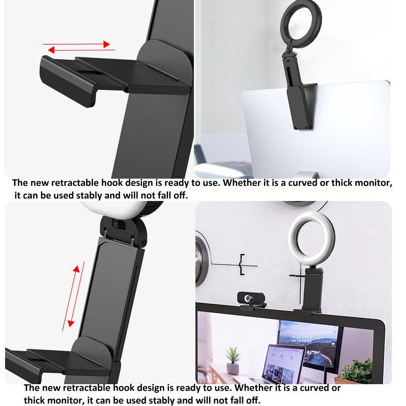 Desktop Ring Fill Light With Multi-Function Bracket - 3000-6500K-1915198263775072260