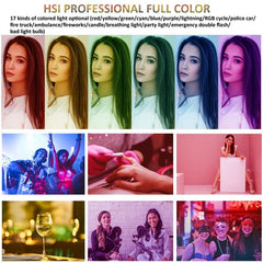 Foldable Rgb Fill Light With Phone Clip & Cold Shoe Interface-1964932340534874114