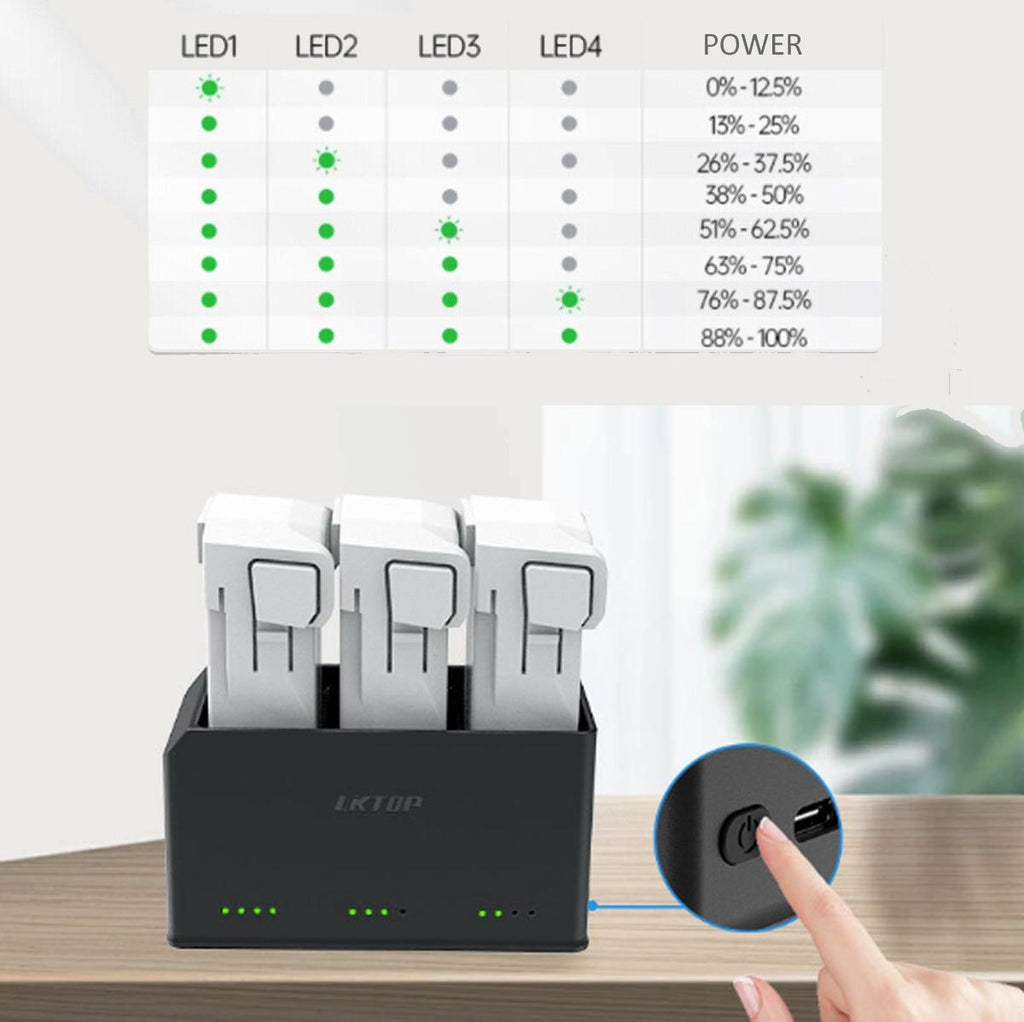 Mini Drone Charging Hub For Dji Pro Series-1922443449597038595