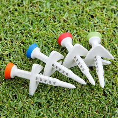 Adjustable Golf Tee Set - 4Pcs / Box - 77Mm Length - Aiming Assist-1915198302429777929
