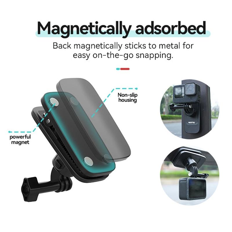 Universal Magnetic Backpack Mounting Bracket - Quick Release-1915197601536413700
