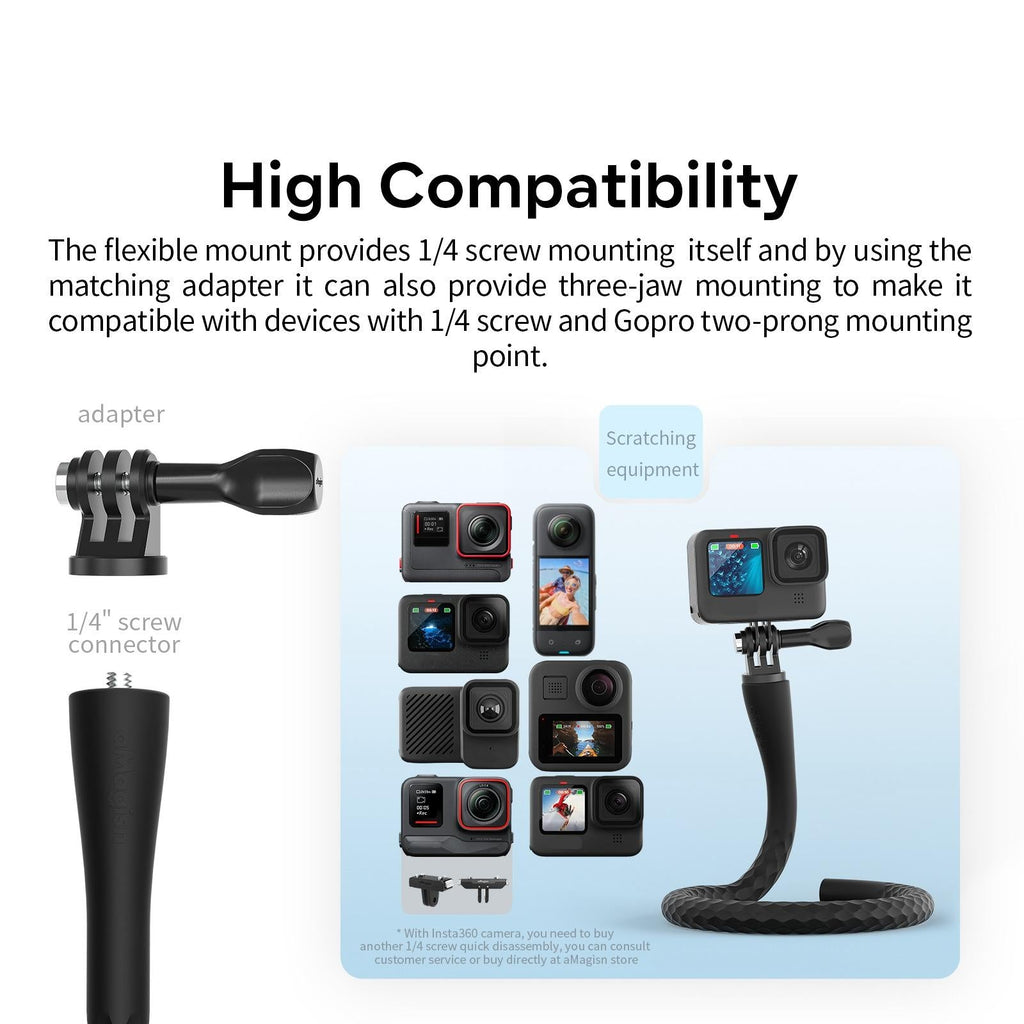 Flexible Octopus Stand For Sports Camera Vlogging - Cycling Accessory-1915197548742709257