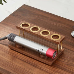 Countertop Organizer For Dyson Airwrap - Walnut Rack-1915198386320052228