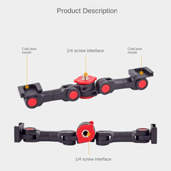 Universal Dual Cold Shoe Mount For Camera And Phone-1915197922933346310