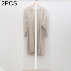 2 Transparent Hanging Garment Storage Bags With Zipper-1915197952251531264