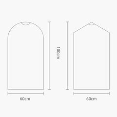 100 Disposable Dust Bags - 60X120Cm - Thick Pe Material - Transparent-1964932358700404737