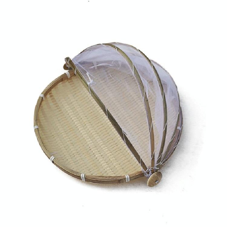 Medium Round Bamboo Woven Dustpan Basket For Household Storage - Primary Colour 36Cm-1915198138671566848