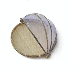 Medium Round Bamboo Woven Dustpan Basket For Household Storage - Primary Colour 36Cm-1915198138671566849