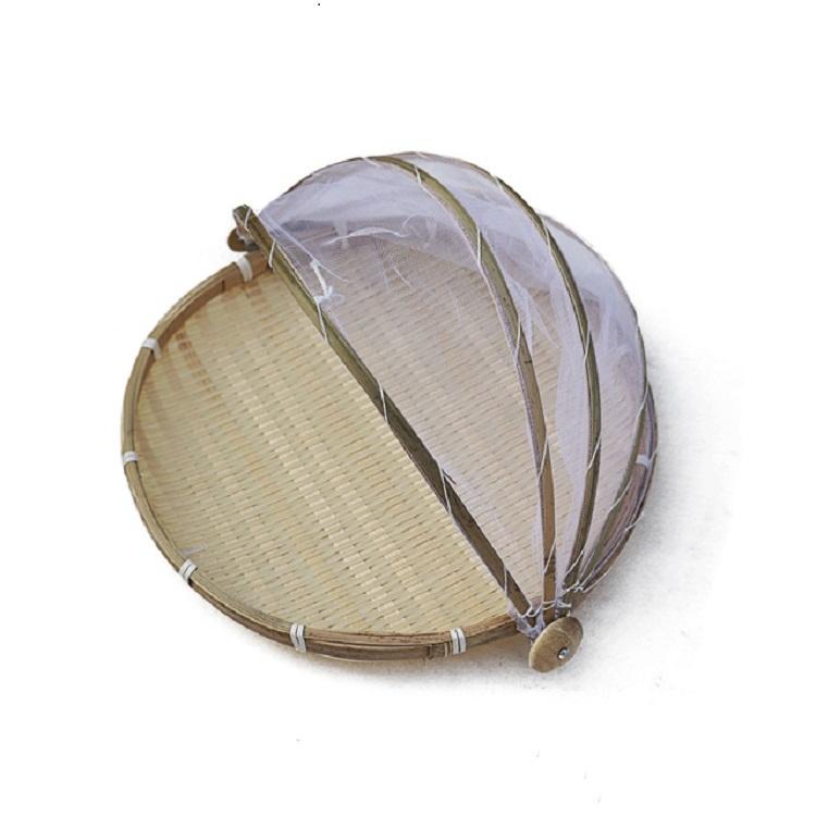 Round Bamboo Woven Dustpan Basket - Household Storage - 42Cm-1915197826720206848