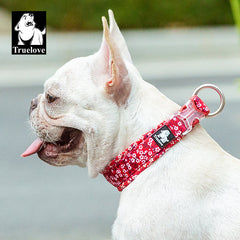 True Love Floral Dog Collar - Red, 2XS-1962324873015595010