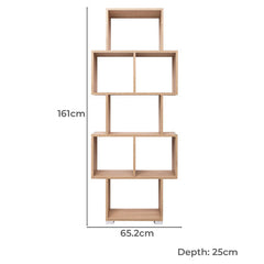 LISBON DISPLAY SHELF - NATURAL OAK