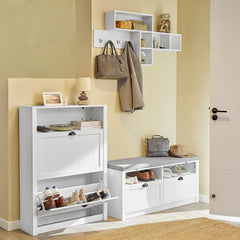 Shoe Cabinet Storage Unit with Drawers