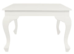 Queen Anne Coffee Table 120 x 70 cm - White