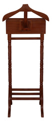 Jepara 2 Drawer Carved Valet (Mahogany)
