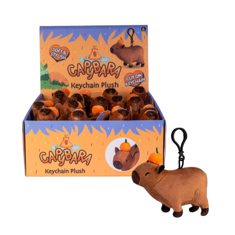Keychain Plush Capybara