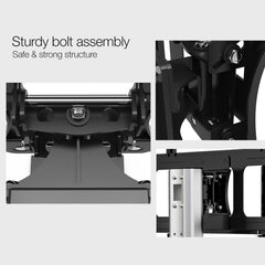 FORTIA Stationary TV Stand Mount for 32-70 Inch Television Screens Adjustable Universal Holds 68kg