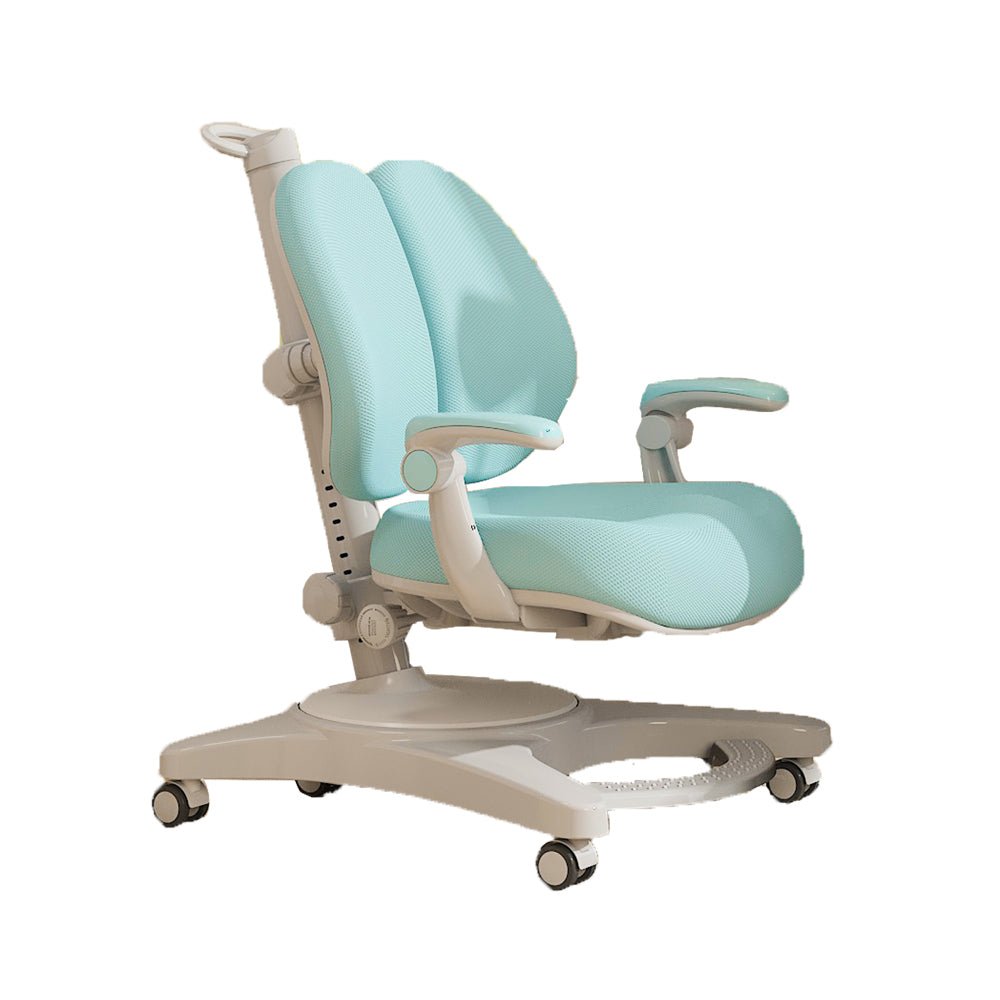 Height Adjustable Children Kids Ergonomic Study Desk Chair Set 120cm Blue AU