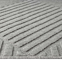 Alpha Outdoor Rug - Light Grey - 240x330