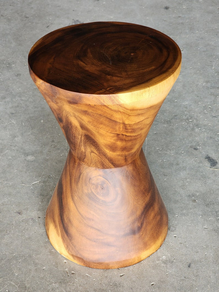 Hourglass Side Table or Stool bedside side drinks table