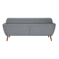 Lilliana 3 + 2 Seater Sofa Fabric Uplholstered Lounge Couch - Light Grey
