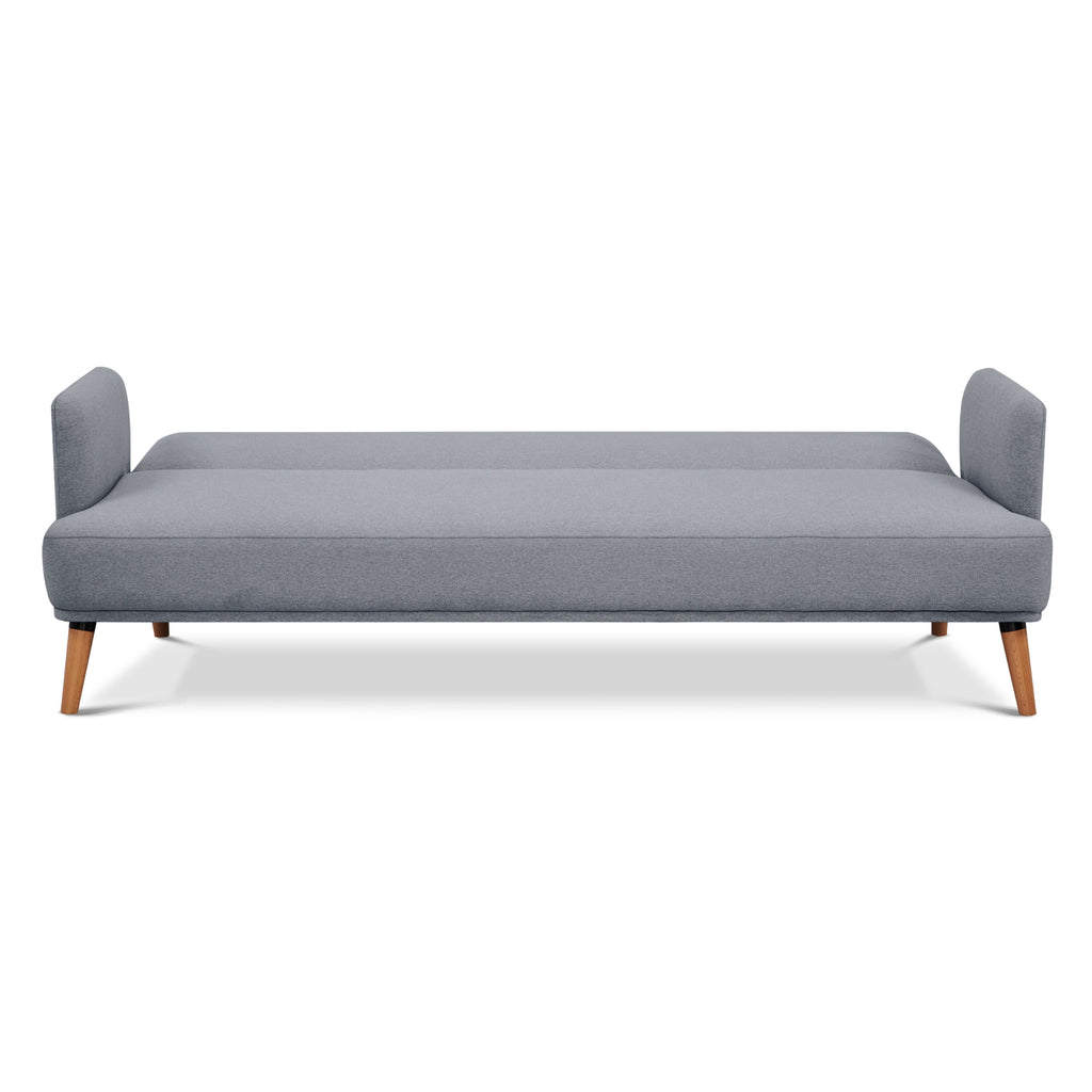 Brianna 3 + 2 Seater Sofa Fabric Uplholstered Lounge Couch - Light Grey