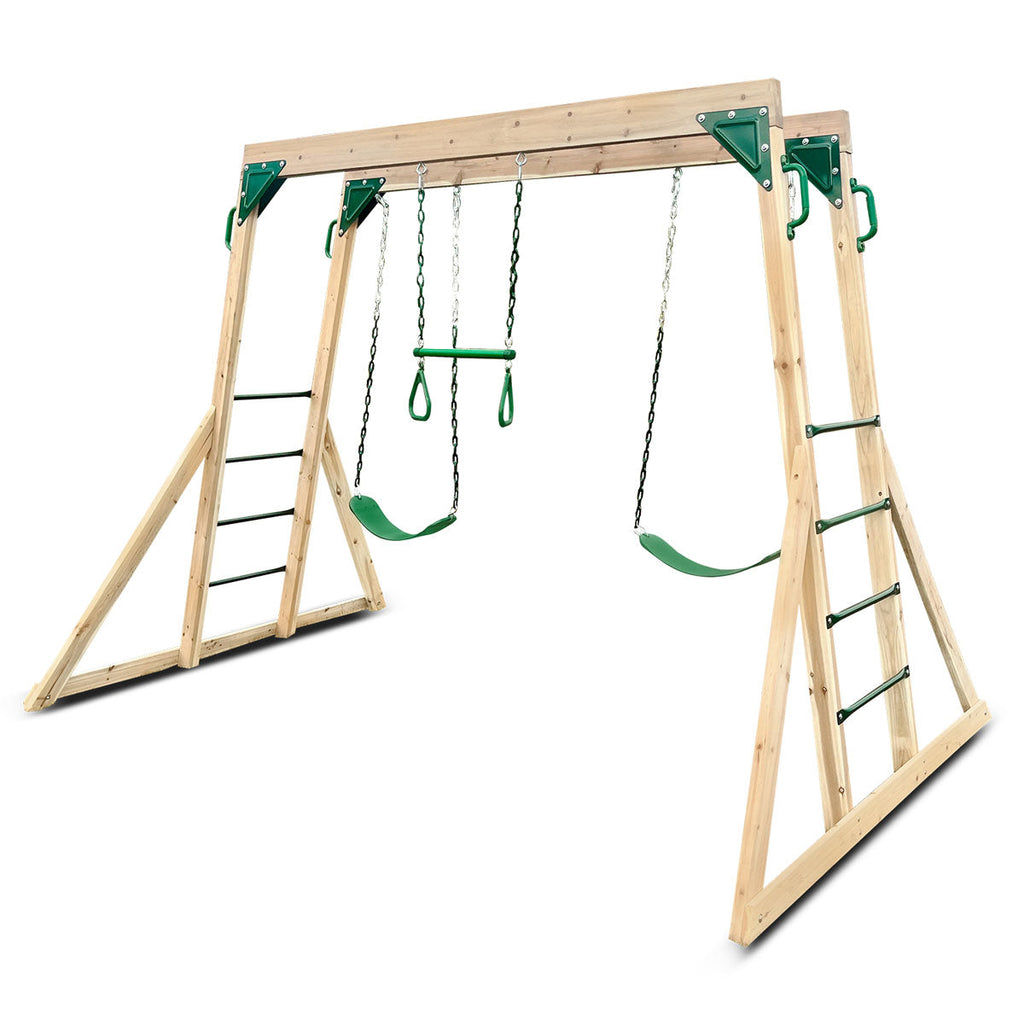 Lifespan Kids Daintree 2-in-1 Monkey Bars & Swing Set