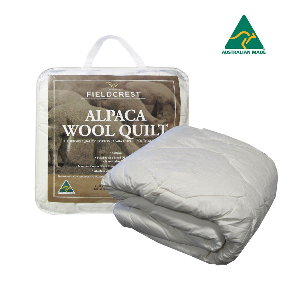 500GSM Alpaca Wool Blend Quilt Queen
