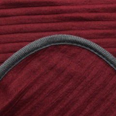 250GSM Ribbed Polar Fleece Throw 100 x 150cm Charcoal