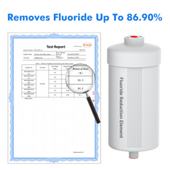 Aimex Portable Water Filter - Gravity-Fed, 304 Stainless Steel, Fluoride Removal