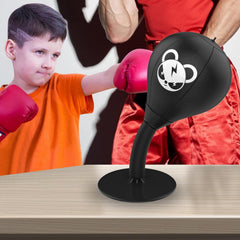 Desktop Speed Ball For Boxing Training - Bear Design With Gloves & Pump - Monkey+Pump