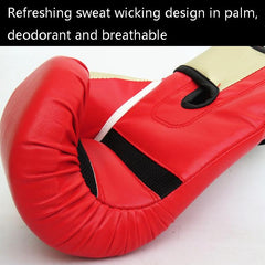 Children'S Boxing Training Gloves - Sanda Fight Gloves - Red