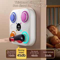 Bluetooth Music Display Boxing Target Toy For Children - Digital & Smart - White