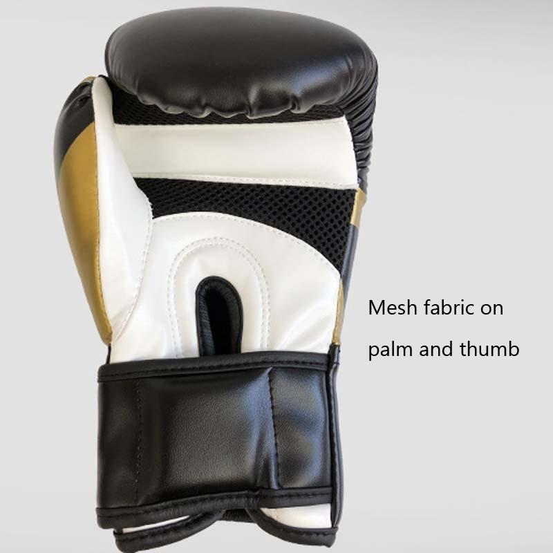 Professional Boxing Gloves For Adult Training - 10Oz Muay Thai Fighting - Red