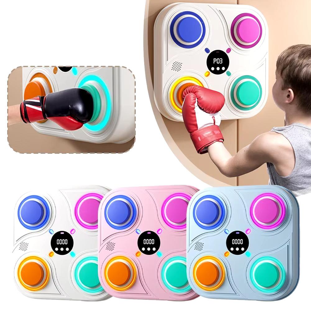 Bluetooth Music Display Boxing Target Toy For Children - Digital & Smart - Pink