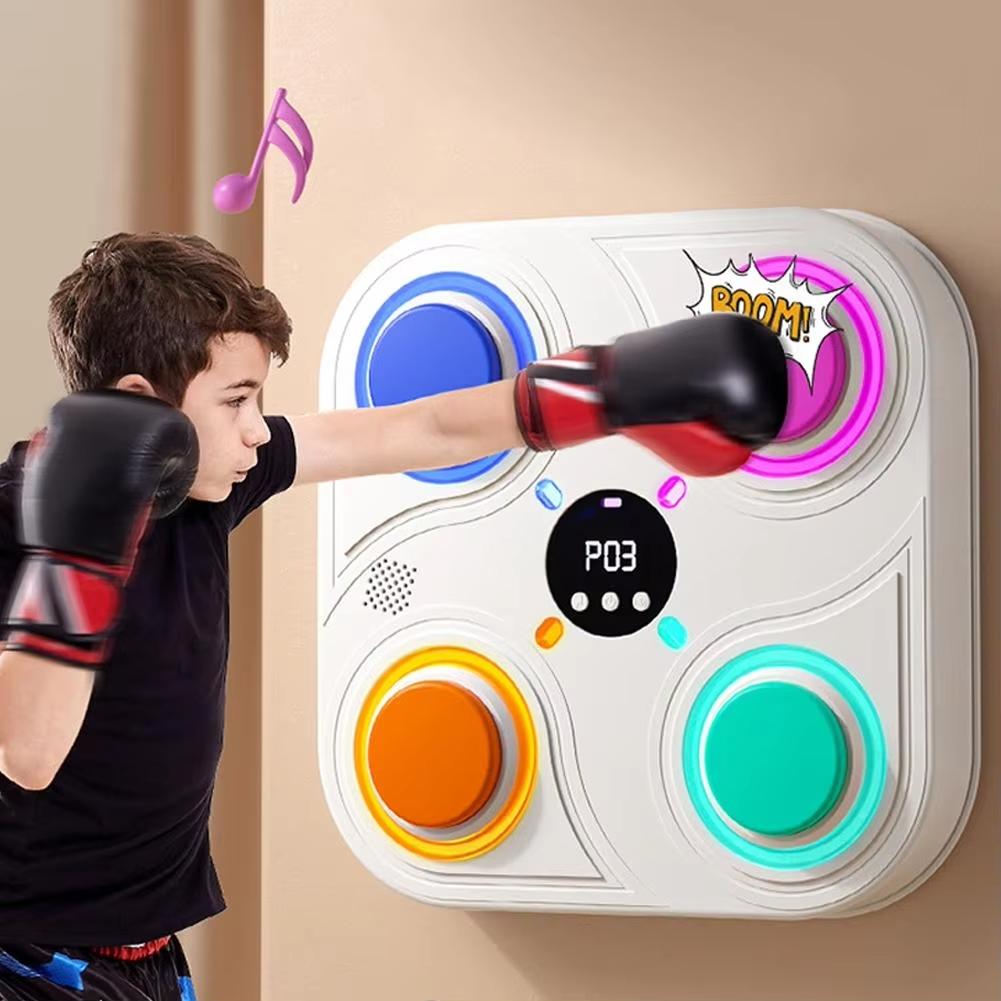 Bluetooth Music Display Boxing Target Toy For Children - Digital & Smart - Pink