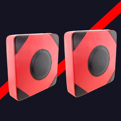 Thickened Square Boxing Wall Target - Magic Stickers - 40X40X10 - Red Black