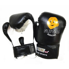 Children'S Cartoon Boxing Gloves - Pu Leather - Cartoon Blue