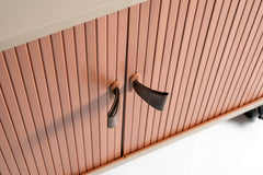 UFOU Fitin Rollin Mobile Roller Shutter Cabinet - Storage with Adjustable Shelves & Wheels