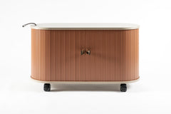 UFOU Fitin Rollin Mobile Roller Shutter Cabinet - Storage with Adjustable Shelves & Wheels