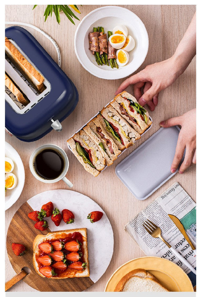 BEAR Double Slots Bread Toaster With Glass Window DSL-C02X1