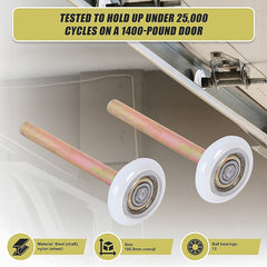 Garage Door Roller / Wheel / Heavy-duty 13 Ball Bearing 12 Pack