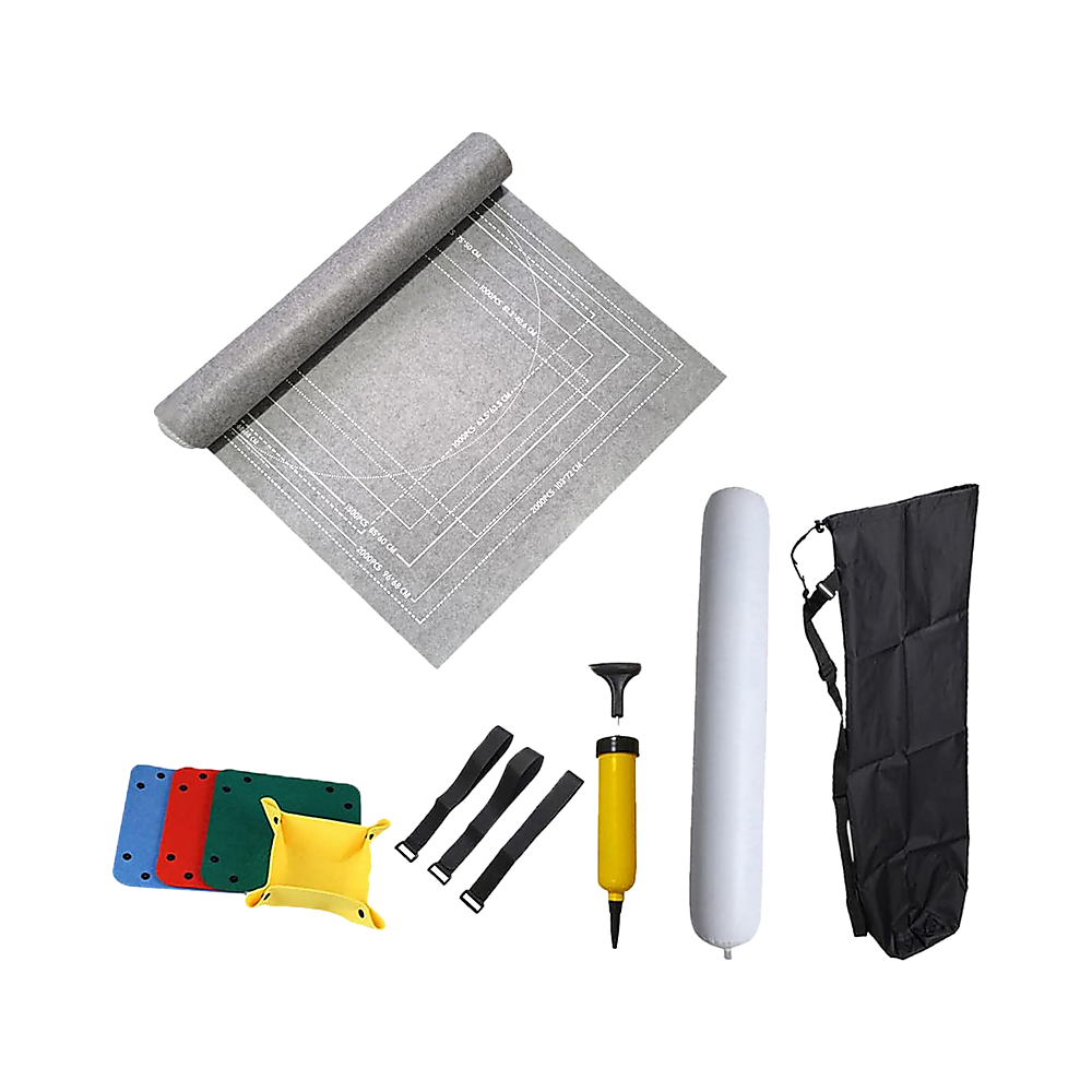 Puzzles Rollers 2 Sets Table Jigsaw Puzzles Felt Mat Board Inflator Puzzle Blanket
